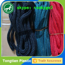 Colored 3-strand twisted polyester rope 12mm